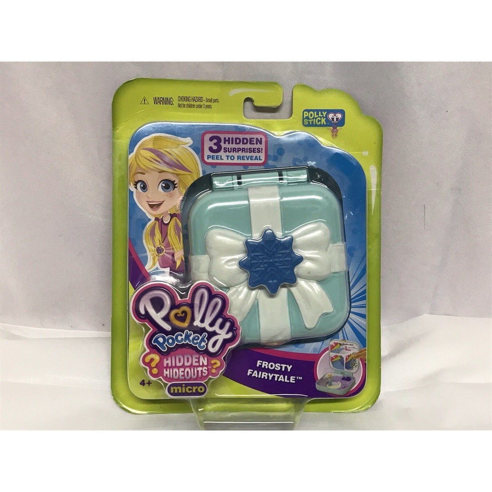 Polly Pocket Hidden Hideouts‎ Micro Frosty Fairytale Playset Hidden Surprises